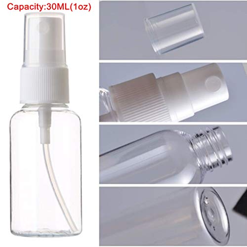 Spray Bottles 30ml/1oz, Sinide 4 Pack Clear Empty Fine Mist Plastic Mini Trav...