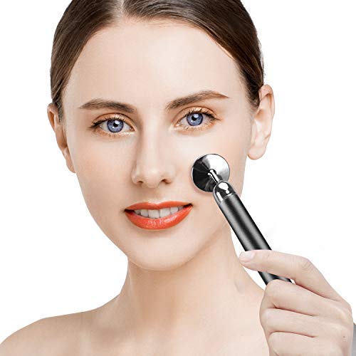 Sinikoro 3-in-1 Electric Jade Roller Massager 3D Roller Facial Roller & Face ...