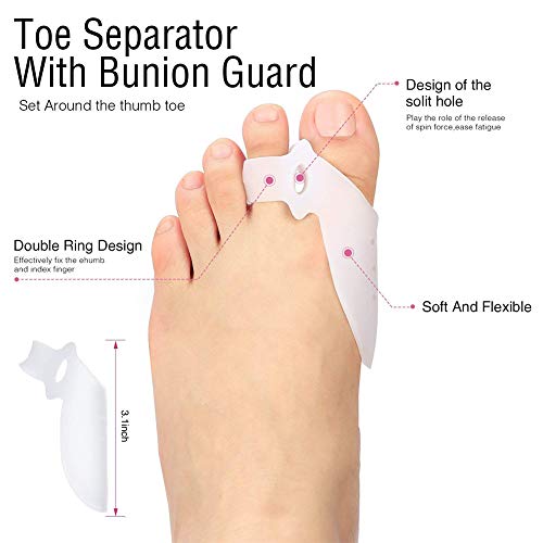 Toe Straightener Bunion Corrector, Bunion Splints,Bunion Relief Protector Sle...