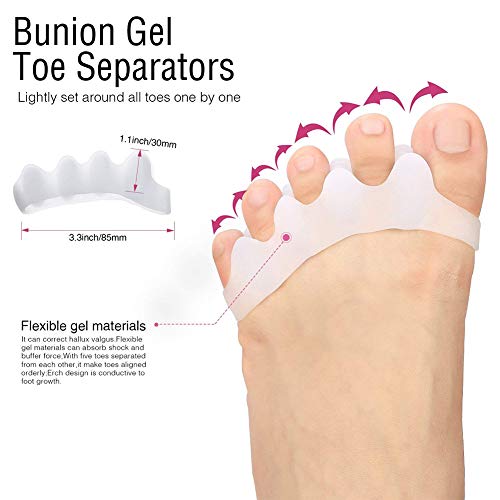Toe Straightener Bunion Corrector, Bunion Splints,Bunion Relief Protector Sle...