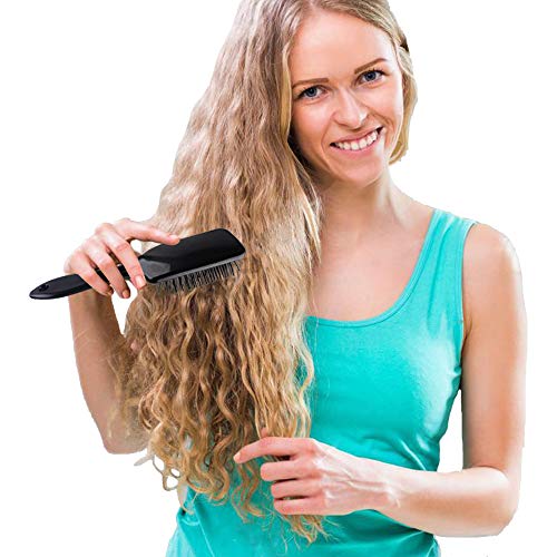 SIQUK 6 Pieces Hair Brush Comb Set Paddle Brush Detangle Hair Brush and Black...