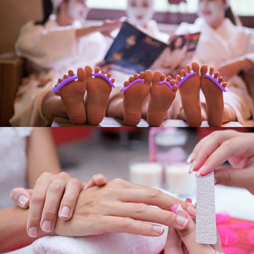 SIQUK Gel Nail Polish Remover Tools Kit with 600 Pcs Wipe Cotton Pads 20 Pcs ...