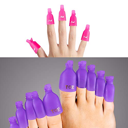 SIQUK Nail Polish Remover Tools Kit Including 750 Pcs Wipe Cotton Pads 20 Pcs...