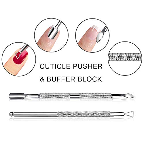 SIQUK Nail Polish Remover Tools Kit Including 750 Pcs Wipe Cotton Pads 20 Pcs...