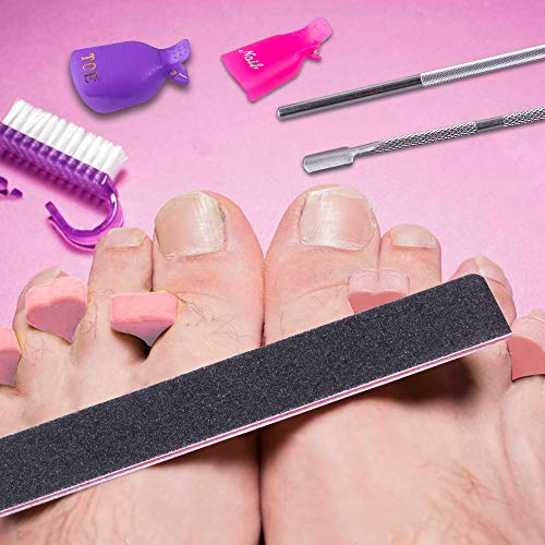 SIQUK Nail Polish Remover Tools Kit Including 750 Pcs Wipe Cotton Pads 20 Pcs...