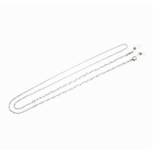 Sither Fashion Eyeglass Chains Necklace Pearl Beaded Eyewear Retainer Reading...