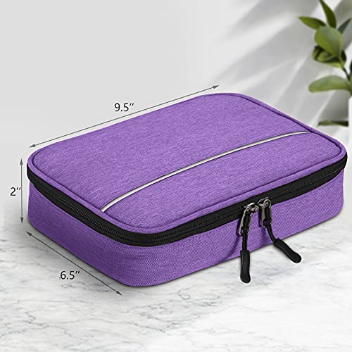 SITHON Diabetic Supplies Organizer Case with Hand Strap, Water Resistant Port...