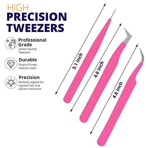 SIVOTE Lash Tweezers for Eyelash Extensions for Volume, Isolation & Classic L...