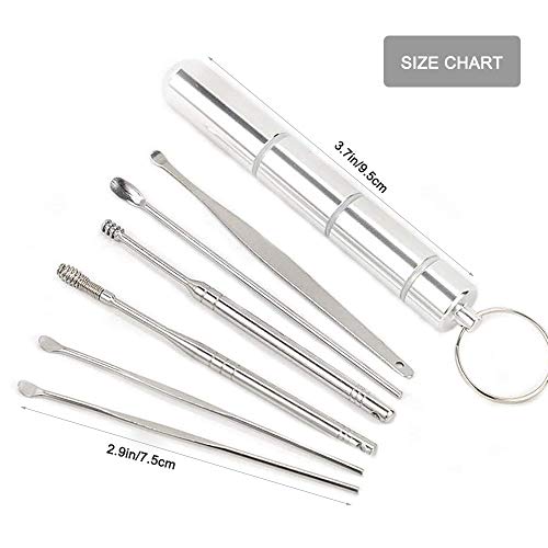 Ear Pick Earwax Removal Kit, Ear Curette Ear Wax Remover Tool, Ear Clean Tool...