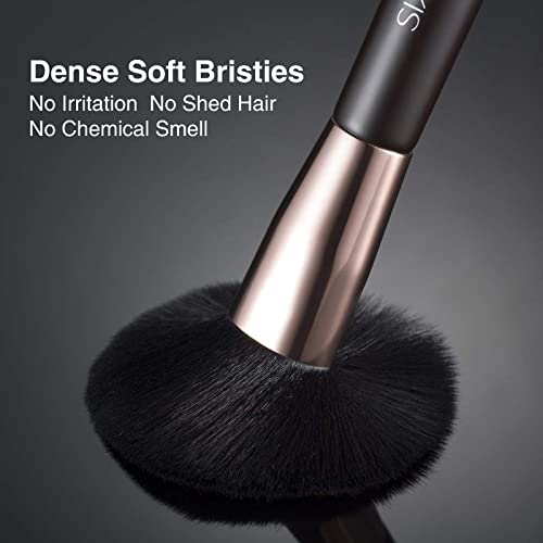 SIXPLUS Makeup Brushes, 15 Pcs Professional Makeup Brush Set for Foundation P...