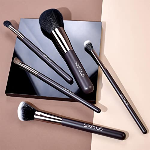 SIXPLUS Makeup Brushes, 15 Pcs Professional Makeup Brush Set for Foundation P...