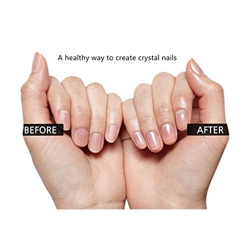 Premium Glass Nail File With Case, Crystal Diamond Salon Best Beauty Nail Buf...