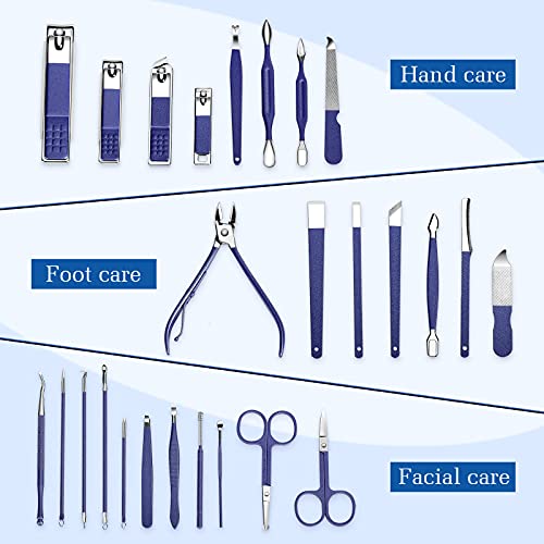 Manicure Set Nail Clippers Pedicure Kit -26 Pieces Stainless Steel Siyaluens ...