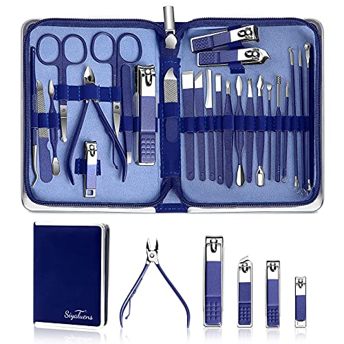 Manicure Set Nail Clippers Pedicure Kit -26 Pieces Stainless Steel Siyaluens ...