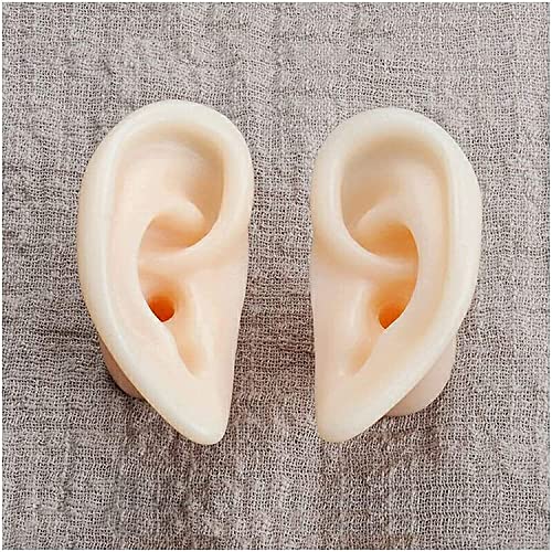 Anatomy Model, Soft Silicone Ear Model - Artificial Simulation Human Ear - Ea...