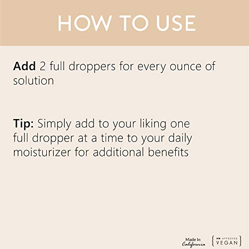 Skin Firming Drops - Sunless Additive - Tighten Wrinkles/Reduce Cellulite - 1oz