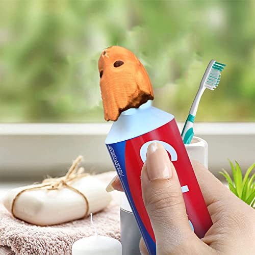 Toothpaste Cap Dispenser for Kids Funny Toothpaste Squeezers Cap Keeps, gr-oo...