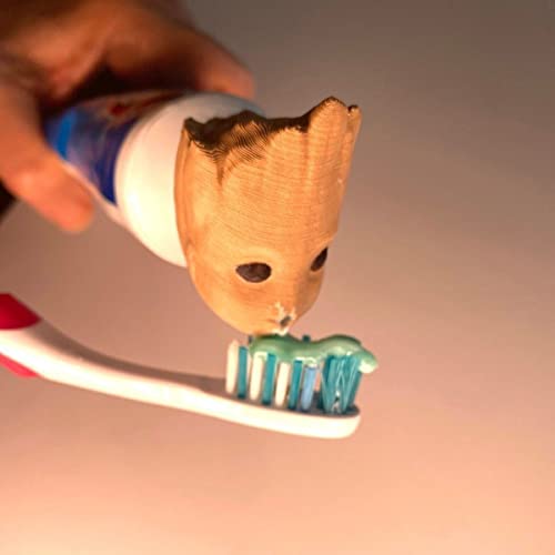 Toothpaste Cap Dispenser for Kids Funny Toothpaste Squeezers Cap Keeps, gr-oo...