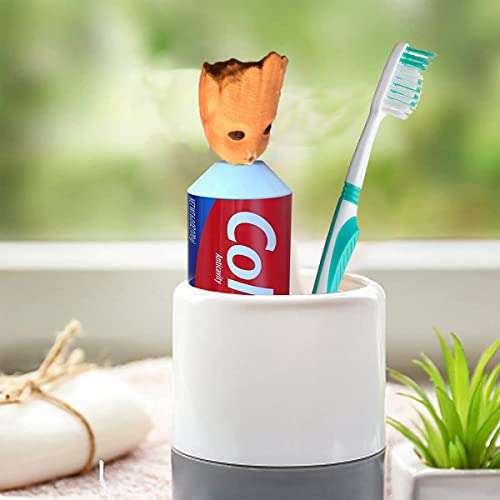 Toothpaste Cap Dispenser for Kids Funny Toothpaste Squeezers Cap Keeps, gr-oo...