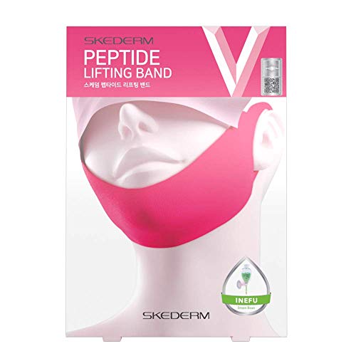 SKEDERM Peptide Facial Lifting Mask for Face and Chin Line, Double Chin Reduc...