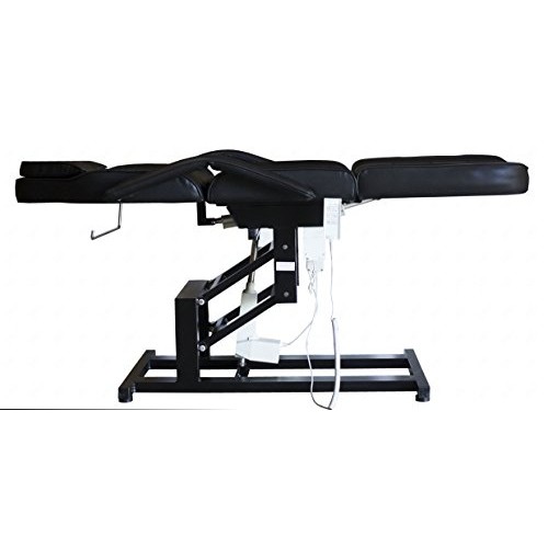 Electric Facial Chair, Massage Chair with Three 3 Motor (Black)