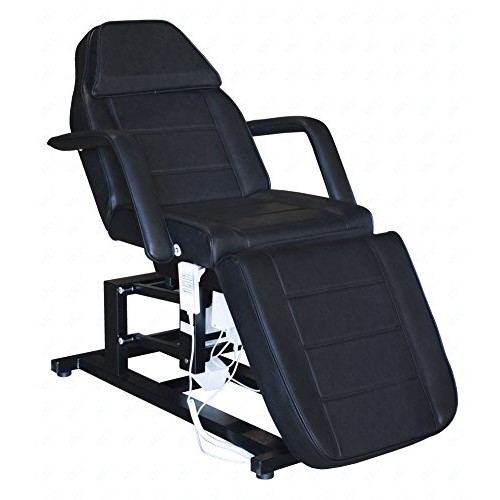 Electric Facial Chair, Massage Chair with Three 3 Motor (Black)