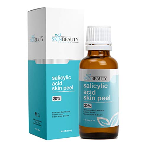 SALICYLIC Acid Peel 20% Chemical Peel with Beta Hydroxy BHA For Rosacea, Acne...
