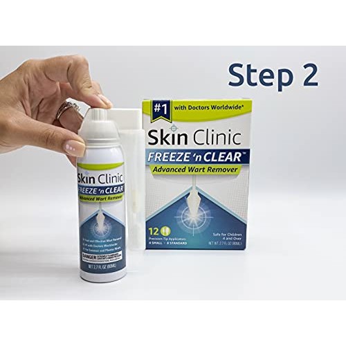 Skin Clinic FREEZE ‘n CLEAR™ Advanced Wart Remover, #1 Wart Removal Technolog...