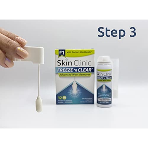 Skin Clinic FREEZE ‘n CLEAR™ Advanced Wart Remover, #1 Wart Removal Technolog...