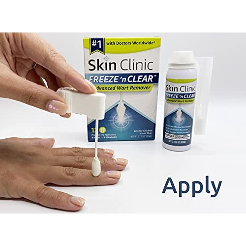 Skin Clinic FREEZE ‘n CLEAR™ Advanced Wart Remover, #1 Wart Removal Technolog...