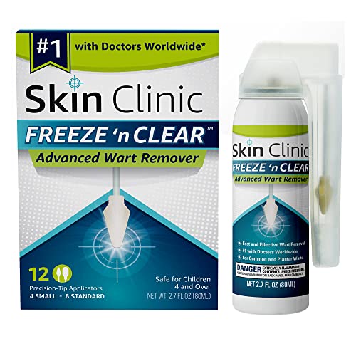 Skin Clinic FREEZE ‘n CLEAR™ Advanced Wart Remover, #1 Wart Removal Technolog...