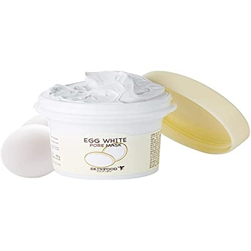 SKINFOOD Egg White Pore Mask 4.41 oz. (125g) - Pore Refining Wash off Mask, T...