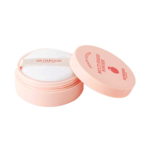 SKINFOOD Peach Cotton Multi Finish Powder 5g - Korean Peach Extract & Calamin...
