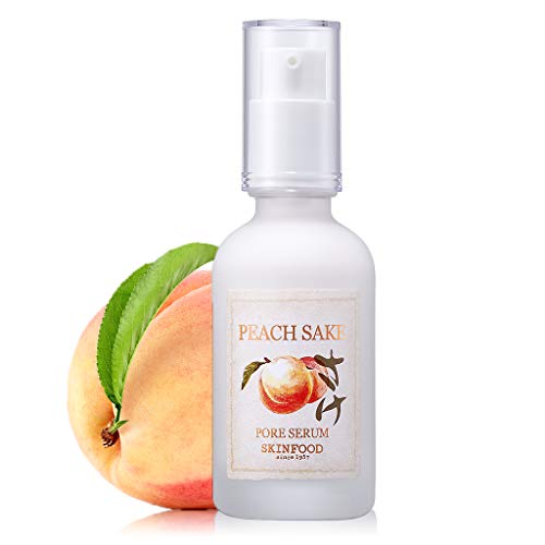 SKINFOOD Peach Sake Pore Serum - Pore Minimizer & Sebum Control - Skin Smooth...
