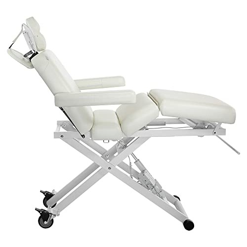Cleo Electric Spa Treatment Table, Facial Massage Bed ADA Compliant (Beige)