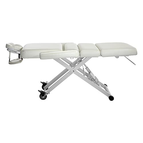 Cleo Electric Spa Treatment Table, Facial Massage Bed ADA Compliant (Beige)