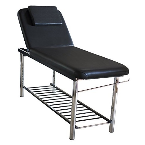Metal Frame Edition of Smart Massage/Facial Bed & Table +600lbs"BLACK" (Heavy...