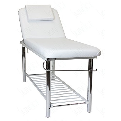 Metal Frame Edition of Smart Massage/Facial Bed & Table +600lbs"White" (Heavy...