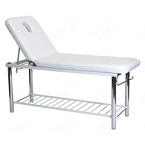 Metal Frame Edition of Smart Massage/Facial Bed & Table +600lbs"White" (Heavy...