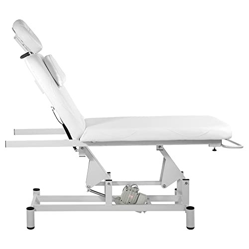 Turin Spa Facial Treatment Table Color ADA Compliant by SKINACT (White)