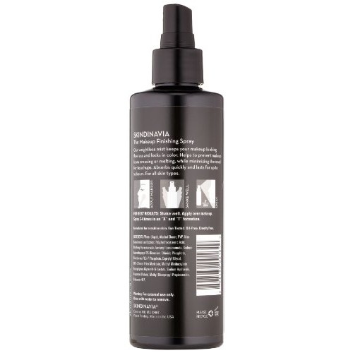 Skindinavia Makeup Setting Spray Paraben-Free Oil-Free Anti-Aging Heat-Resist...