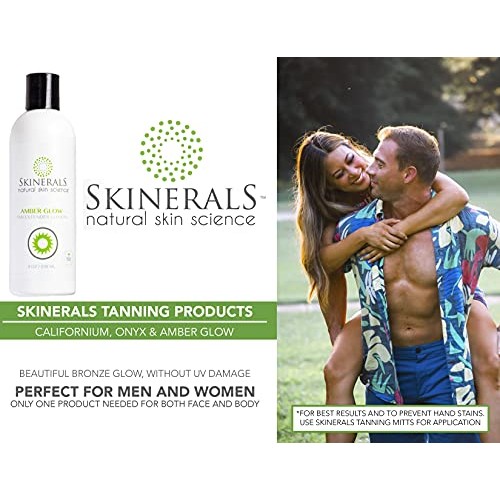 Skinerals Amber Glow Tan Extender Lotion with Organic and Natural Ingredients...