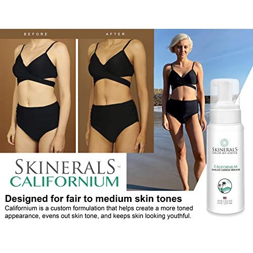 Skinerals Self Tanner Sunless Bronzer Californium Natural and Organic Ingredi...