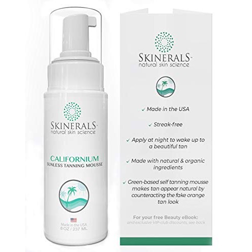 Skinerals Self Tanner Sunless Bronzer Californium Natural and Organic Ingredi...