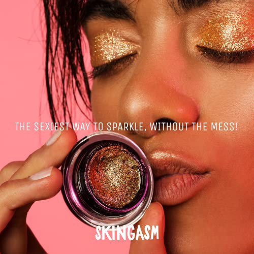 Skingasm All Over Glitter Balm - The Sexiest Way to Sparkle - Multipurpose Gl...