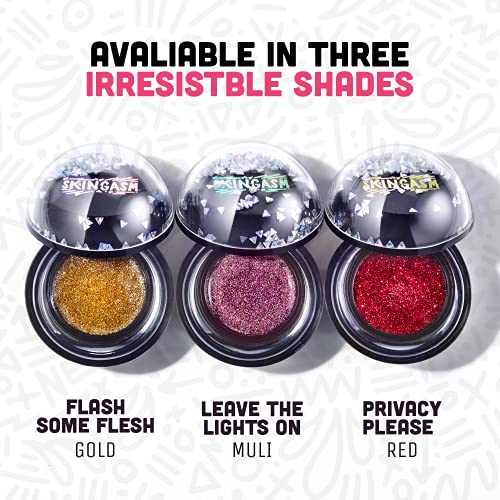 Skingasm All Over Glitter Balm - The Sexiest Way to Sparkle - Multipurpose Gl...