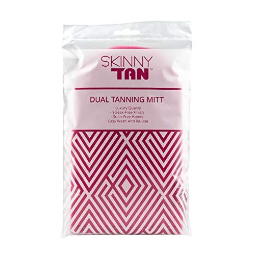 Skinny Tan Dual Tanning Mitt | Double-Sided Luxury Velvet, Super Soft