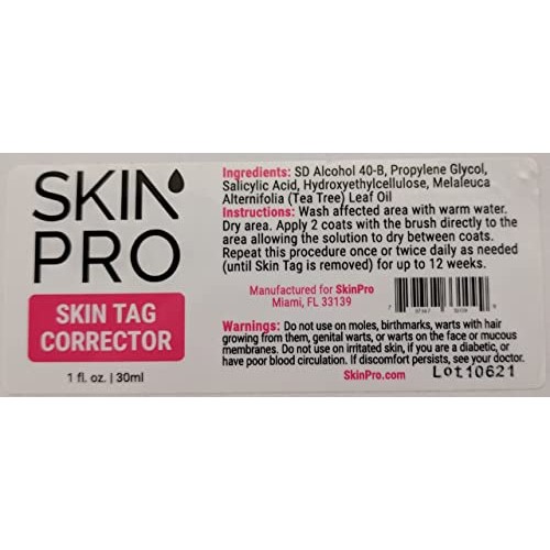 SkinPro Skin Tag Corrector & Mole Removal Cream - Fast Acting Industry Leadin...