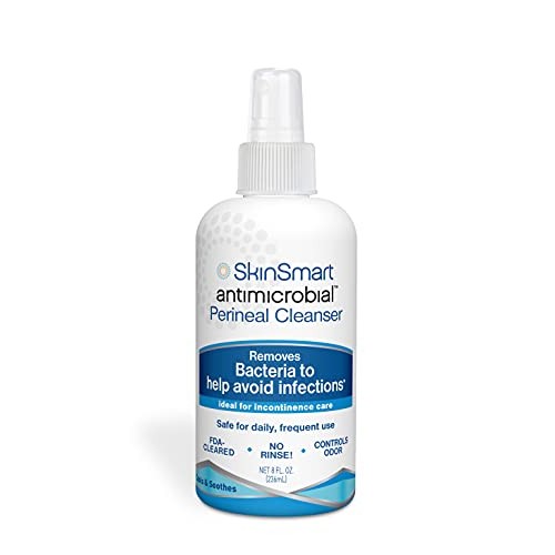 SkinSmart Antimicrobial Perineal Cleanser, Ideal for Incontinence Care and Po...