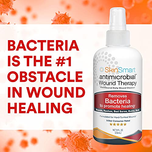 SkinSmart Antimicrobial Wound Therapy, Hypochlorous Acid Safely Removes Bacte...